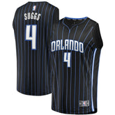 Jalen Suggs Orlando Magic Youth 2021/22 Fast Break Replica Jersey Icon Edition Black - NBA