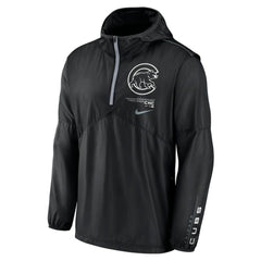 Chicago Cubs Nike Authentic Night Game Performance Half-Zip Windbreaker - MLB