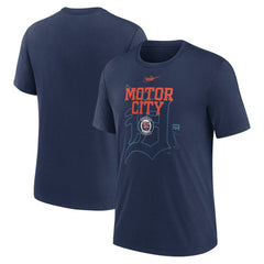 Detroit Tigers Nike Rewind Retro Tri-Blend T-Shirt - MLB