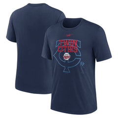 Minnesota Twins Nike Rewind Retro Tri-Blend T-Shirt - MLB