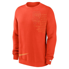 San Francisco Giants Nike Statement Ball Game Fleece Pullover Sweatshirt - MLB