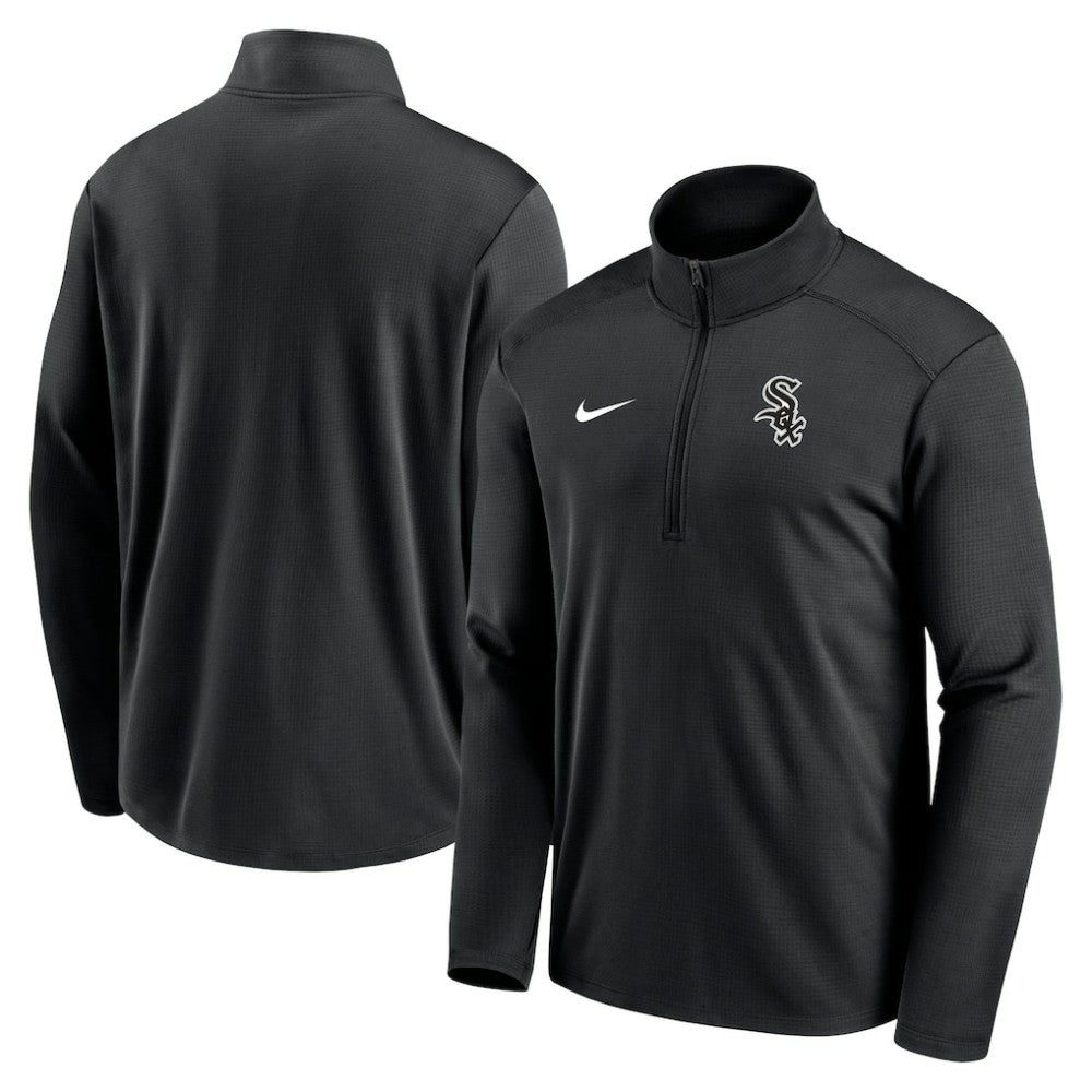 Chicago White Sox Nike Agility Pacer Performance Half-Zip Top - MLB