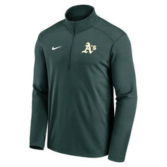 Athletics Nike Agility Pacer Performance Half-Zip Top - MLB