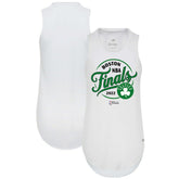 Boston Celtics Sportiqe Women's 2022 NBA Finals Janie Tri-Blend Tank Top White - NBA