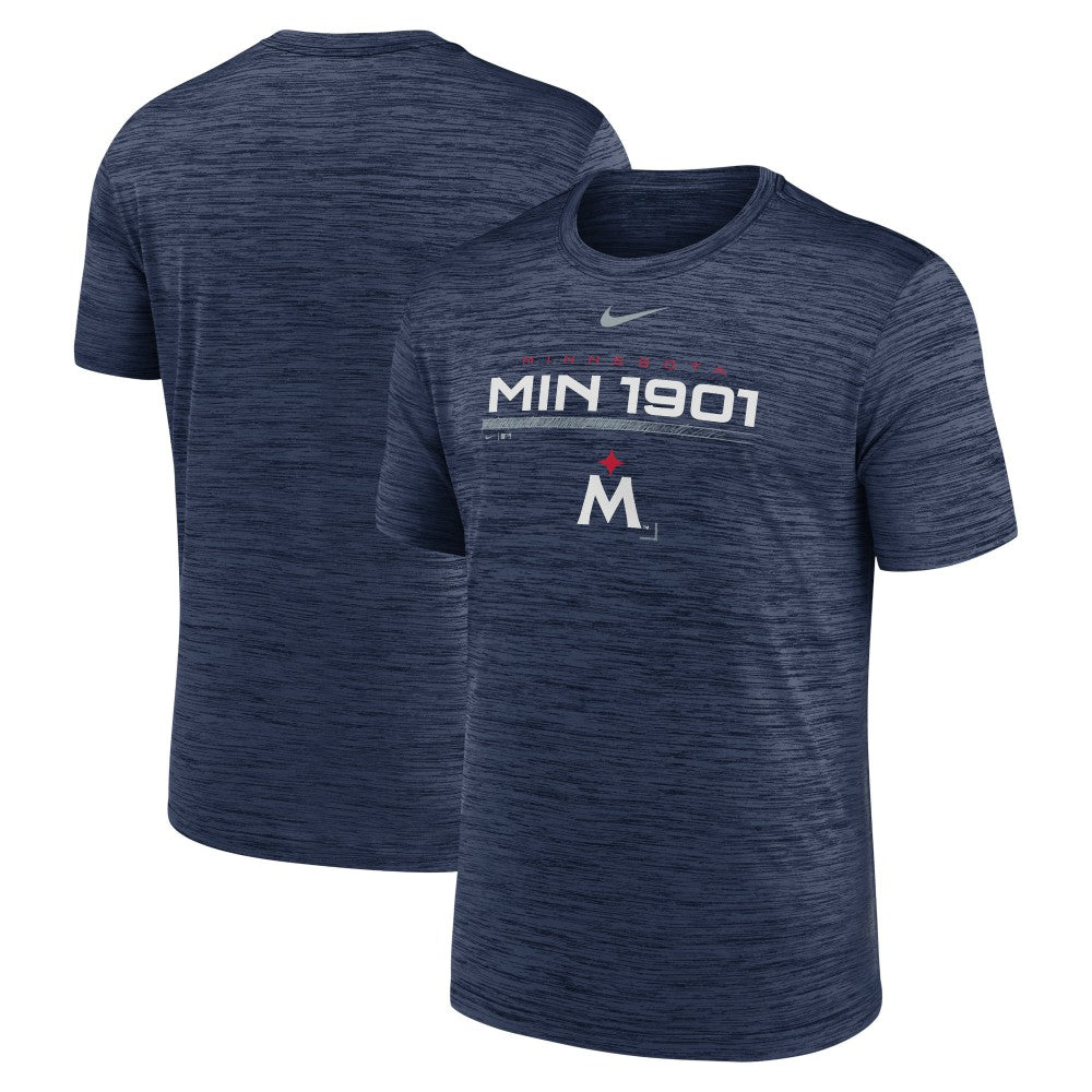 Minnesota Twins Nike Wordmark Velocity Performance T-Shirt - MLB