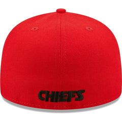 Kansas City Chiefs New Era Flawless 59FIFTY Fitted Hat Red | NFL