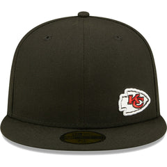 Kansas City Chiefs New Era Flawless 59FIFTY Fitted Hat Black | NFL