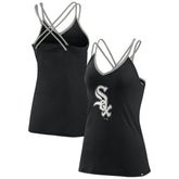 Chicago White Sox Fanatics Women's Barrel It Up Cross Back V-Neck Tank Top - MLB