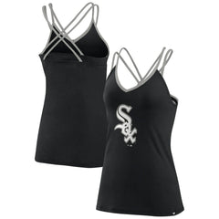 Chicago White Sox Fanatics Women's Barrel It Up Cross Back V-Neck Tank Top - MLB