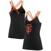 San Francisco Giants Fanatics Women's Barrel It Up Cross Back V-Neck Tank Top - MLB