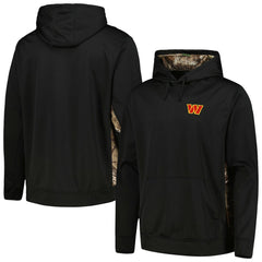 Washington Commanders Dunbrooke Logo Ranger Pullover Hoodie Black/Realtree Camo | NFL