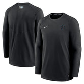 Miami Marlins Nike Authentic Collection Logo Performance Long Sleeve T-Shirt - MLB