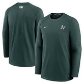 Athletics Nike Authentic Collection Logo Performance Long Sleeve T-Shirt - MLB