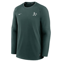 Athletics Nike Authentic Collection Logo Performance Long Sleeve T-Shirt - MLB
