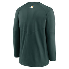 Athletics Nike Authentic Collection Logo Performance Long Sleeve T-Shirt - MLB