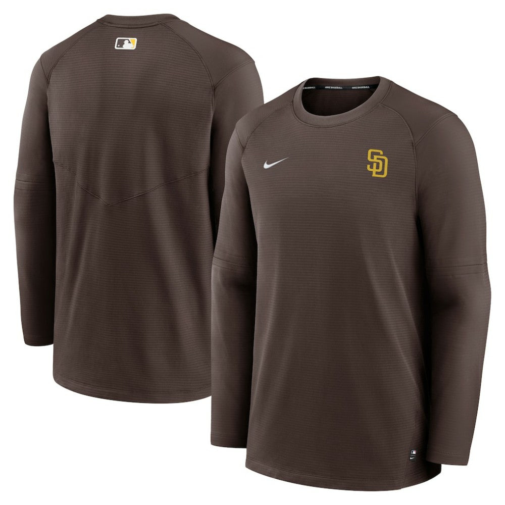 San Diego Padres Nike Authentic Collection Logo Performance Long Sleeve T-Shirt - MLB