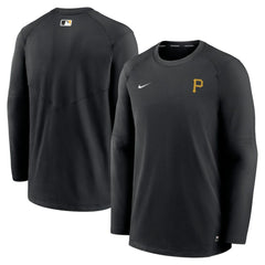 Pittsburgh Pirates Nike Authentic Collection Logo Performance Long Sleeve T-Shirt - MLB