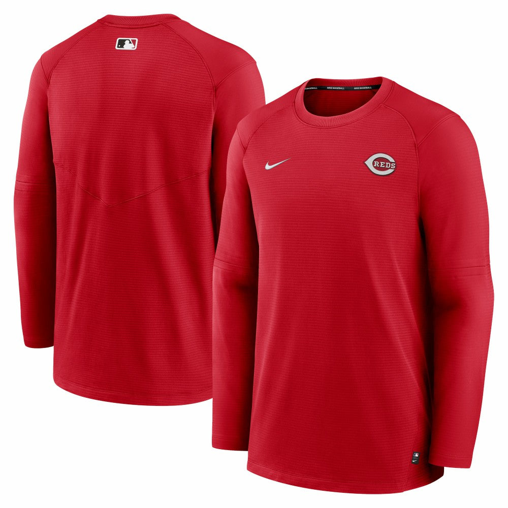 Cincinnati Reds Nike Authentic Collection Logo Performance Long Sleeve T-Shirt - MLB