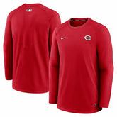 Cincinnati Reds Nike Authentic Collection Logo Performance Long Sleeve T-Shirt - MLB