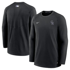 Colorado Rockies Nike Authentic Collection Logo Performance Long Sleeve T-Shirt - MLB