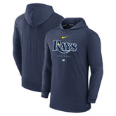 Tampa Bay Rays Nike Authentic Collection Lightweight Dri-FIT Hooded Pullover - MLB