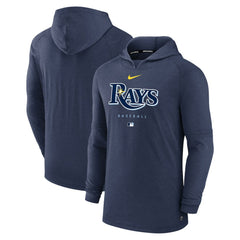Tampa Bay Rays Nike Authentic Collection Lightweight Dri-FIT Hooded Pullover - MLB