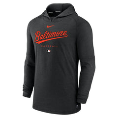 Baltimore Orioles Nike Authentic Collection Lightweight Dri-FIT Hooded Pullover - MLB