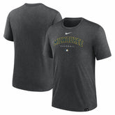Milwaukee Brewers Nike Authentic Collection Early Work Tri-Blend Performance T-Shirt - MLB