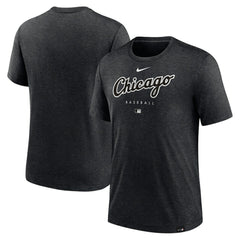 Chicago White Sox Nike Authentic Collection Early Work Tri-Blend Performance T-Shirt - MLB