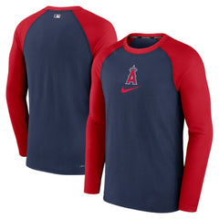 Los Angeles Angels Nike Authentic Collection Game Raglan Performance Long Sleeve T-Shirt - MLB