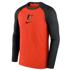 Baltimore Orioles Nike Authentic Collection Game Raglan Performance Long Sleeve T-Shirt - MLB