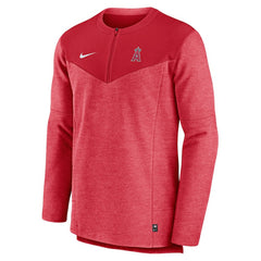 Los Angeles Angels Nike Authentic Collection Game Time Performance Half-Zip Top - MLB