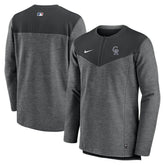 Colorado Rockies Nike Authentic Collection Game Time Performance Half-Zip Top - MLB