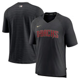 Arizona Diamondbacks Nike Authentic Collection Pregame Raglan Performance V-Neck T-Shirt - MLB