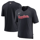 Cleveland Guardians Nike Authentic Collection Pregame Raglan Performance V-Neck T-Shirt - MLB