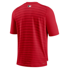 Cincinnati Reds Nike Authentic Collection Pregame Raglan Performance V-Neck T-Shirt - MLB
