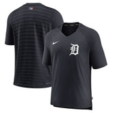 Detroit Tigers Nike Authentic Collection Pregame Raglan Performance V-Neck T-Shirt - MLB
