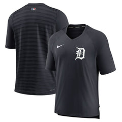 Detroit Tigers Nike Authentic Collection Pregame Raglan Performance V-Neck T-Shirt - MLB