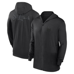 St. Louis Cardinals Nike Authentic Collection Travel Performance Lightweight Full-Zip Hoodie - MLB