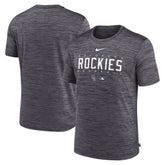 Colorado Rockies Nike Authentic Collection Velocity Performance Practice T-Shirt - MLB