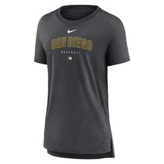San Diego Padres Nike Women's Authentic Collection Early Work Tri-Blend T-Shirt - MLB