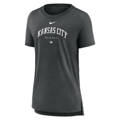 Kansas City Royals Nike Women's Authentic Collection Early Work Tri-Blend T-Shirt - MLB