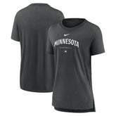 Minnesota Twins Nike Women's Authentic Collection Early Work Tri-Blend T-Shirt - MLB