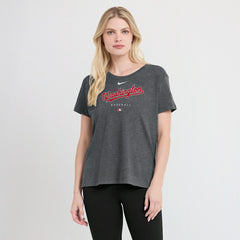 Washington Nationals Nike Women's Authentic Collection Early Work Tri-Blend T-Shirt - MLB