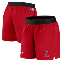 Los Angeles Angels Nike Women's Authentic Collection Team Performance Shorts - MLB