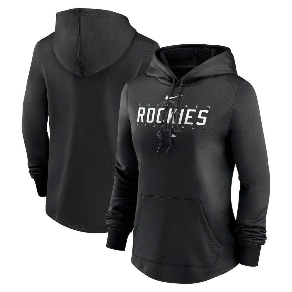 Colorado Rockies Nike Women's Authentic Collection Pregame Performance Pullover Hoodie - MLB