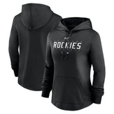 Colorado Rockies Nike Women's Authentic Collection Pregame Performance Pullover Hoodie - MLB
