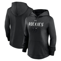 Colorado Rockies Nike Women's Authentic Collection Pregame Performance Pullover Hoodie - MLB