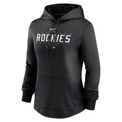 Colorado Rockies Nike Women's Authentic Collection Pregame Performance Pullover Hoodie - MLB