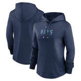 Tampa Bay Rays Nike Women's Authentic Collection Pregame Performance Pullover Hoodie - MLB